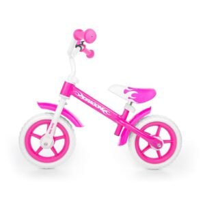 Detské odrážadlo kolo Milly Mally Dragon pink - MILLY MALLY