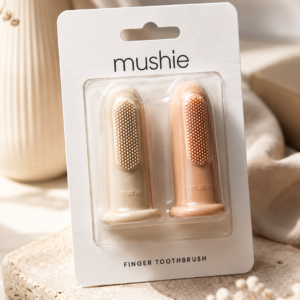 SILIKÓNOVÉ ZUBNÉ KEFKY NA PRST MUSHIE