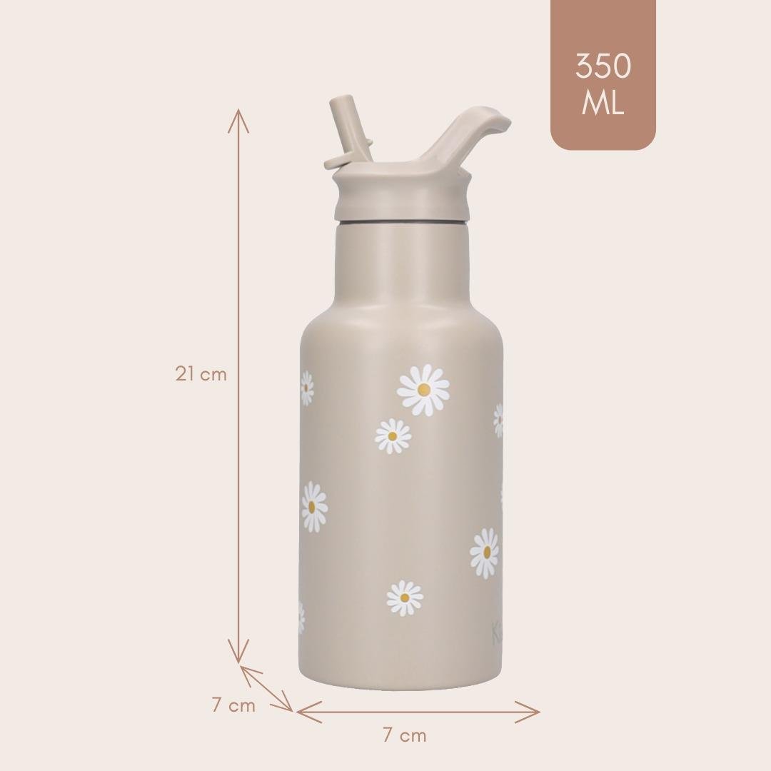 Fľaša cyklistická 350 ml KIDZROOM Nostalgia Beige – Obrázok 4